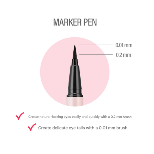 BLESSED MOON Black Hole Lasting Waterproof Eyeliner 01 Black 0,6 g