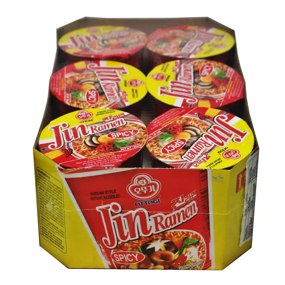 OTTOGI Zupa Jin Ramen w kubku Pikantna 65 g