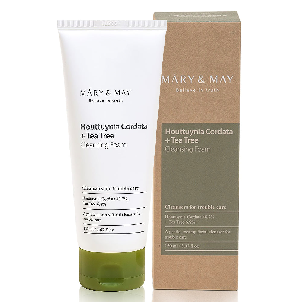 MARY&MAY Houttuynia Cordata + Tea Tree Cleansing Foam 150 ml