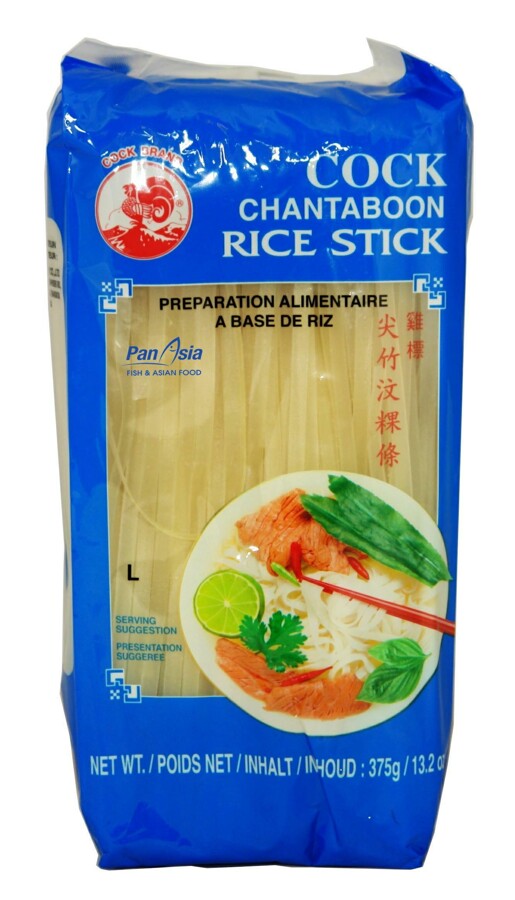 COCK Rice Noodles/ Makaron Ryżowy 5 mm 375 g