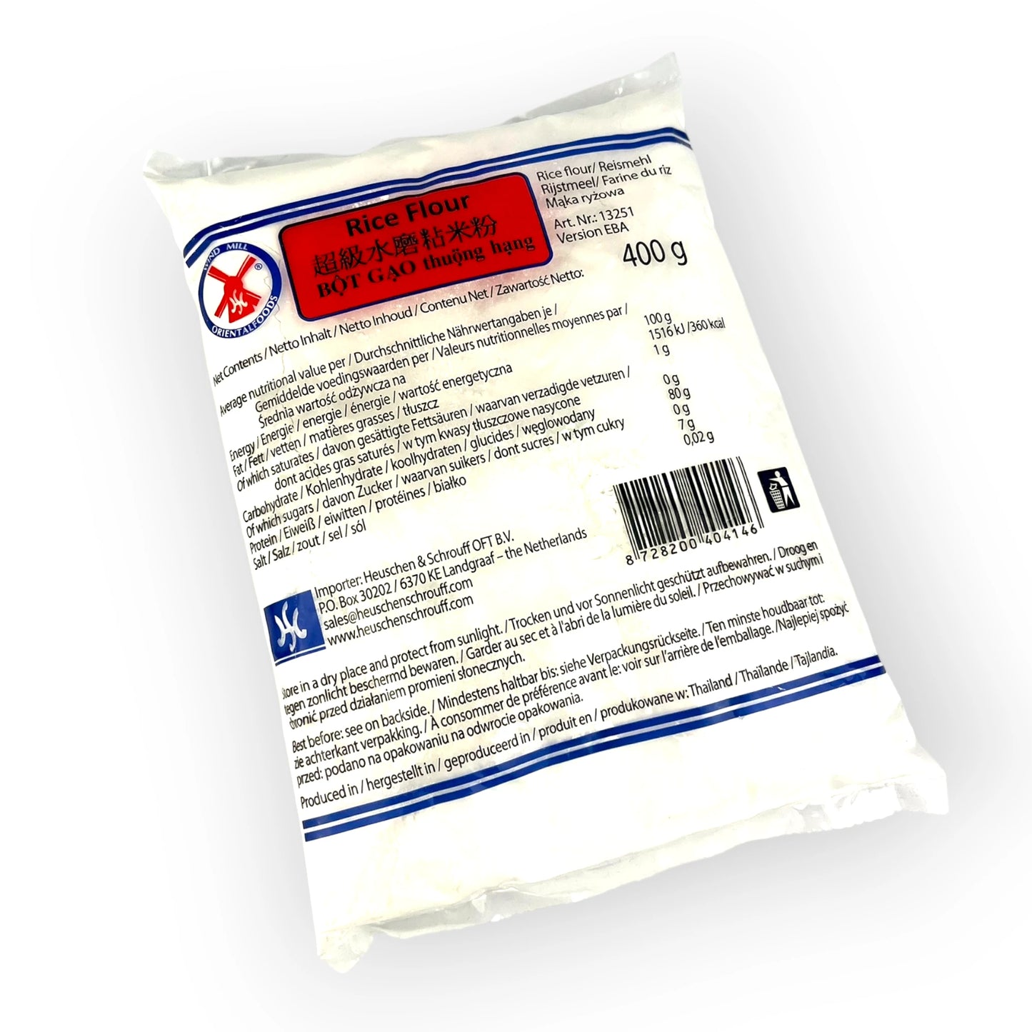 WINDMILL Rice Flour / Mąka Ryżowa 400 g
