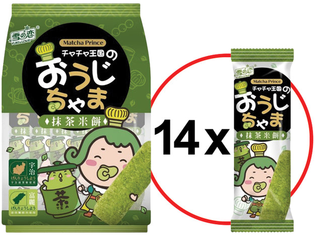 YUKI & LOVE Rice Cracker Matcha 140 g