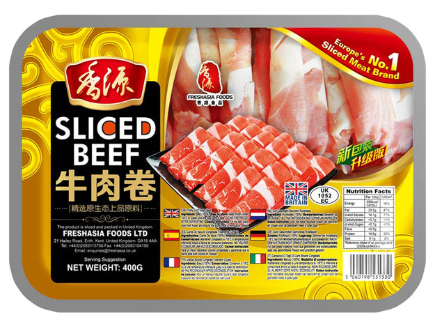 FRESH ASIA Sliced Beef / Cienko krojona wołowina 400 g
