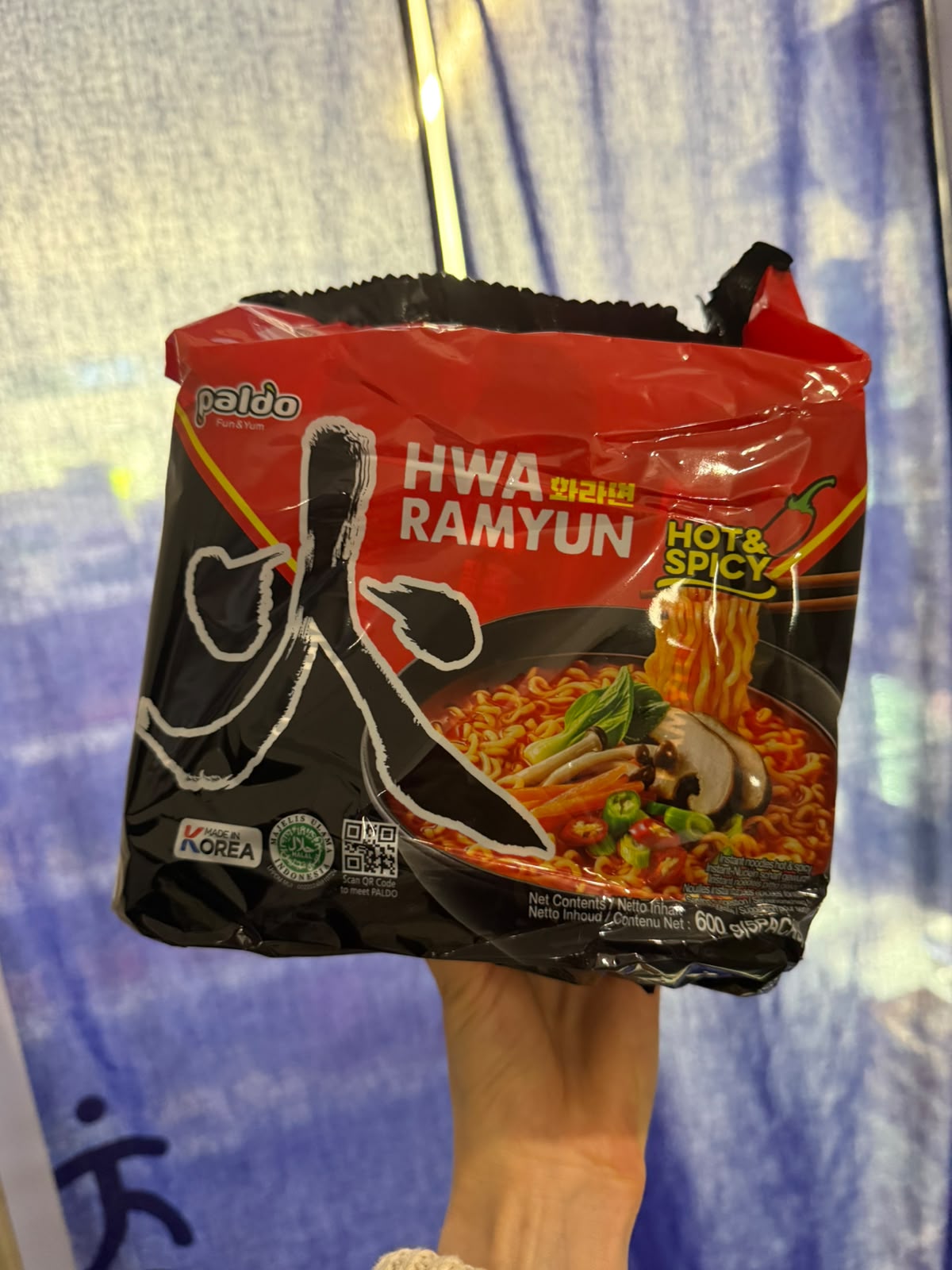 PALDO Hwa Ramyun Hot & Spicy / Koreański pikantny ramen 120 g