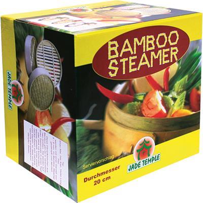 JADE TEMPLE Bamboo Steamer / Parowar bambusowy 20 cm okrągły
