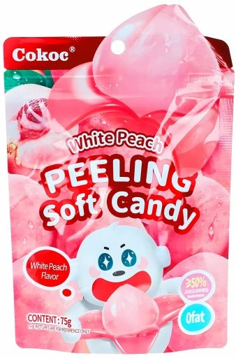 COKOC Peelable Gummies White Peach Flavor / Obieralne żelki o smaku białej brzoskwini 75 g