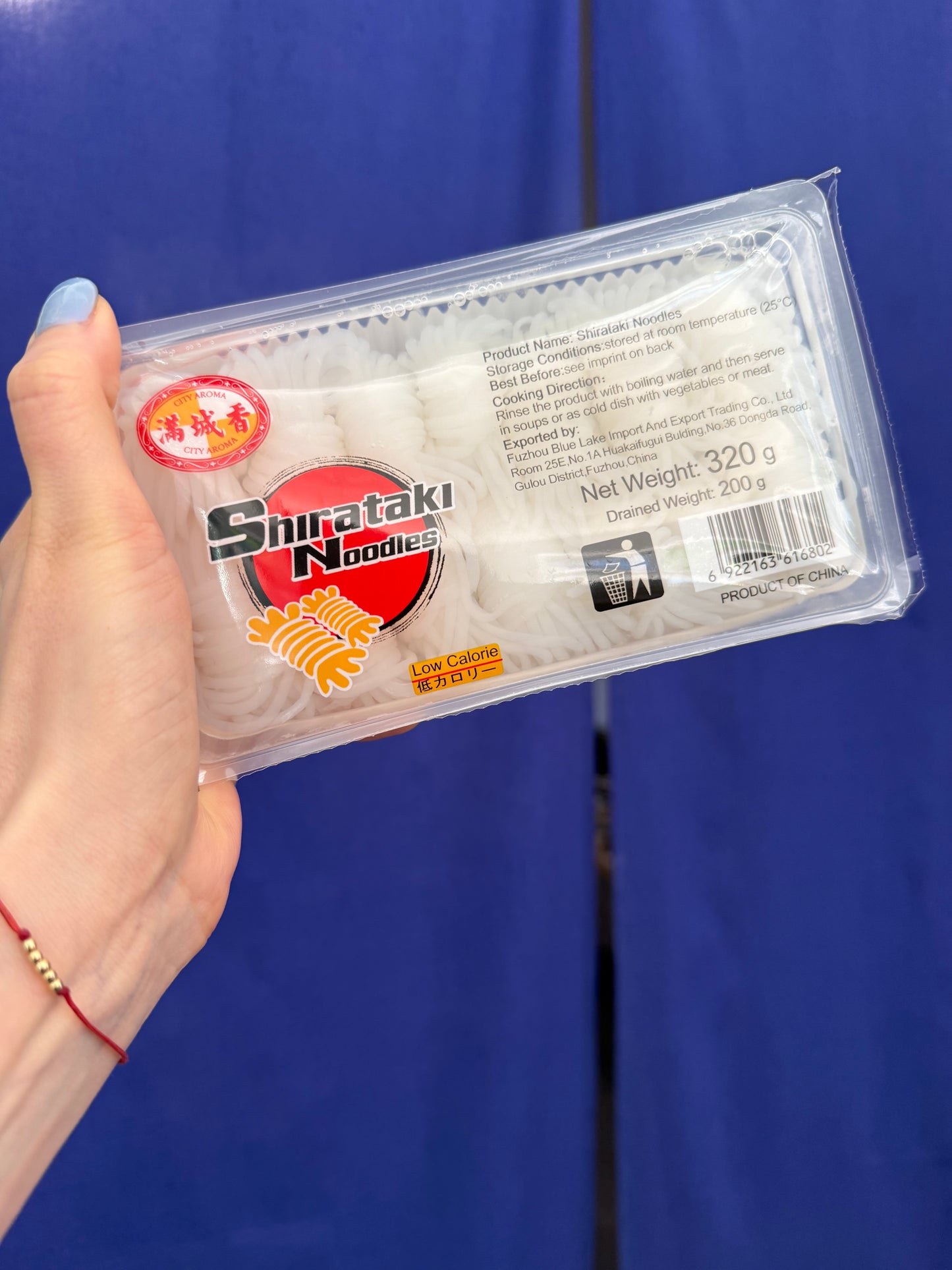 CITY AROMA Shirataki Konjac Noodles / Makaron Shirataki Konjac 200 g