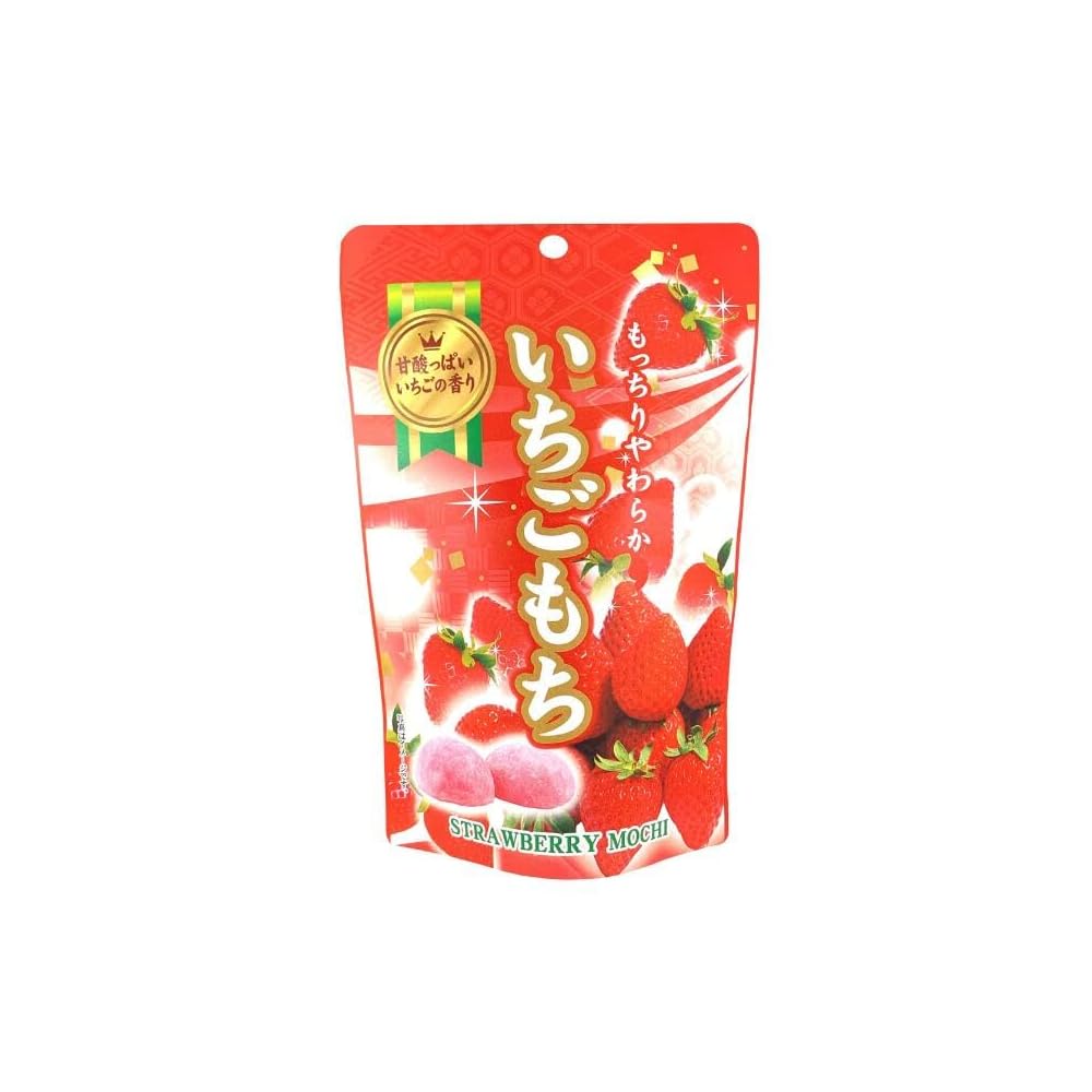 SEIKI Strawberry Mochi rice cakes / Mochi truskawkowe 130 g