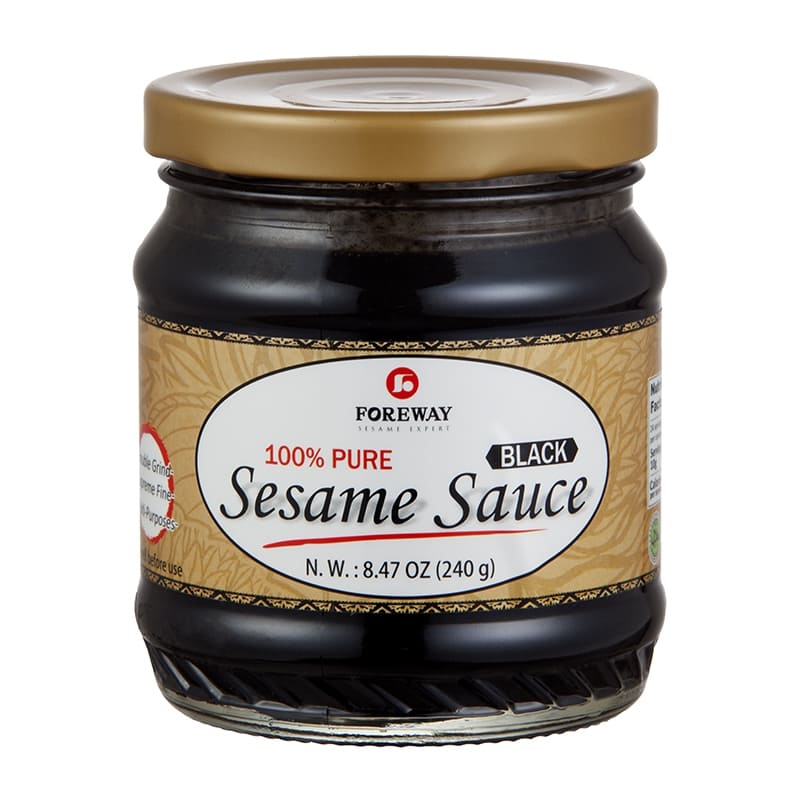 FOREWAY Pasta z czarnego sezamu 240 g