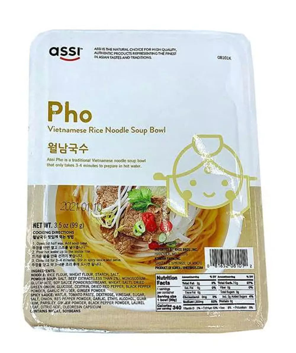 ASSI Pho Vietnamese Rice Noodle Soup Bowl / Wietnamska zupa z makaronem ryżowym 99 g