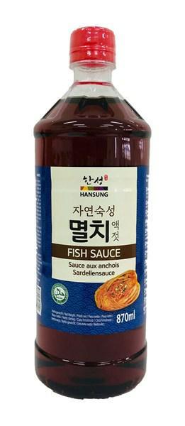 HANSUNG Anchovy Fish Sauce / Sos rybny z sardeli 870 ml
