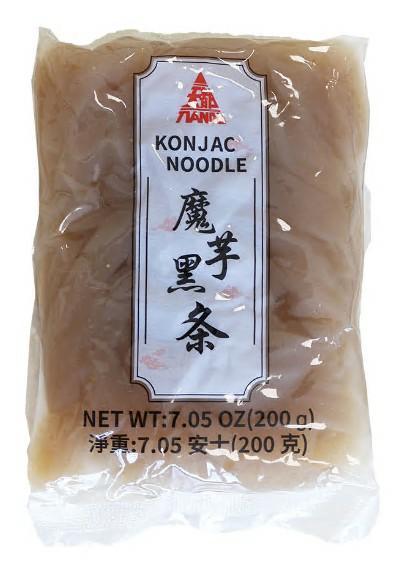 TianDu Makaron Konjac (czarny) 200 g