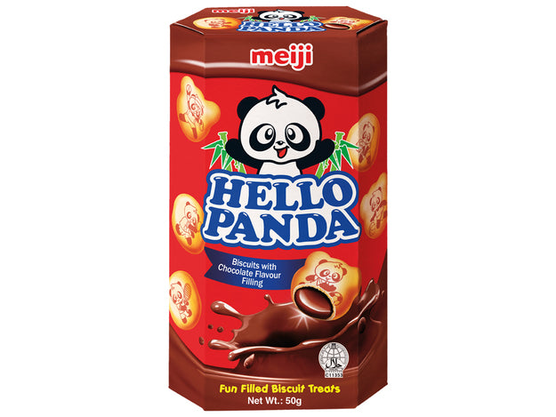 MEIJI Hello Panda Biscuit Choco Filling / Ciasteczka z nadzieniem czekoladowym 50 g