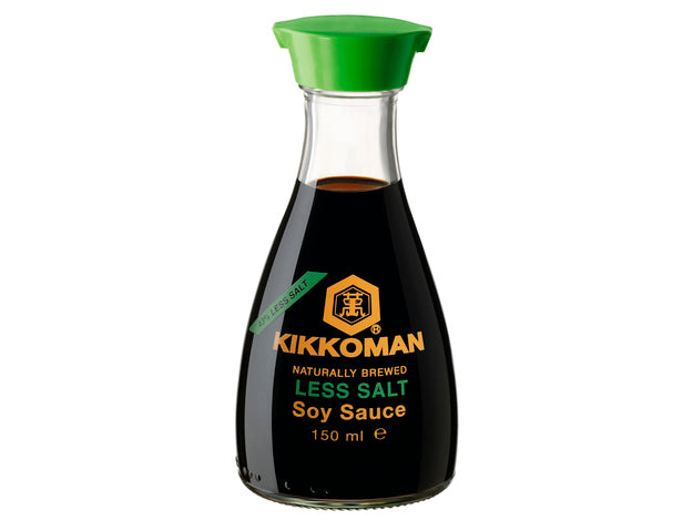 KIKKOMAN Soy Sauce Less Salt/ Sos Sojowy o obniżonej wartości soli 150 ml