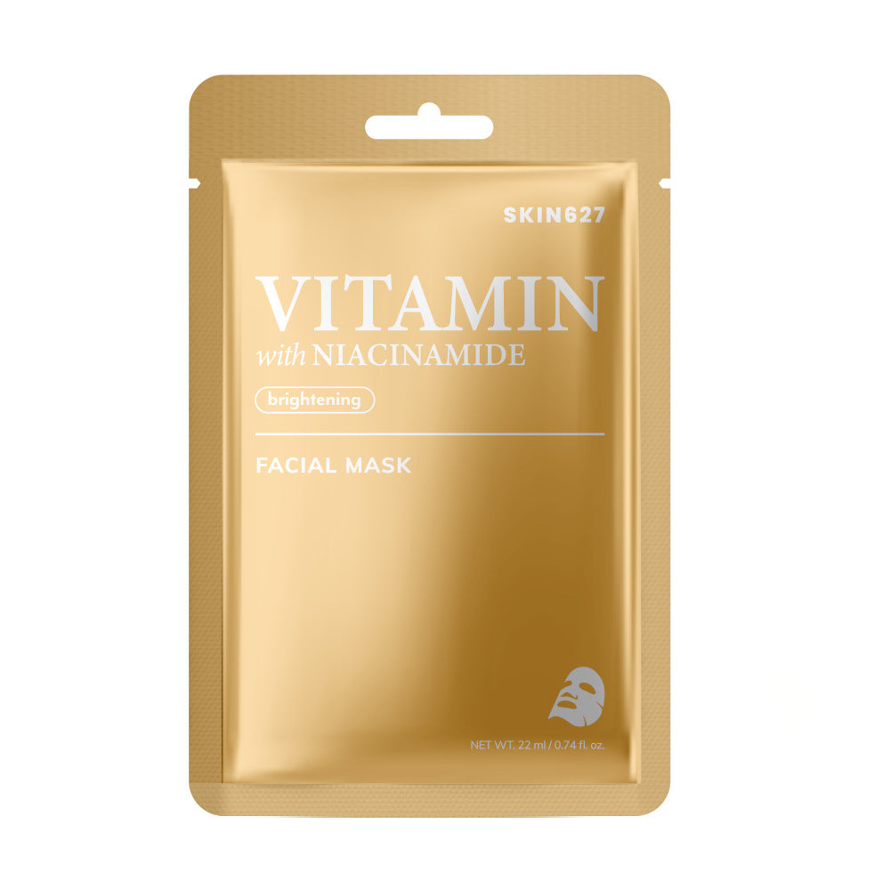 SKIN627 Vitamin with Niacinamide Facial Mask / Rozjaśniająca maska do twarzy Witaminy i Niacynamid 22 ml