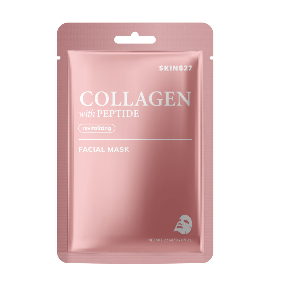 SKIN627 Collagen with Peptide Facial Mask / Rewitalizująca maska do twarzy Kolagen i Peptydy 22 ml