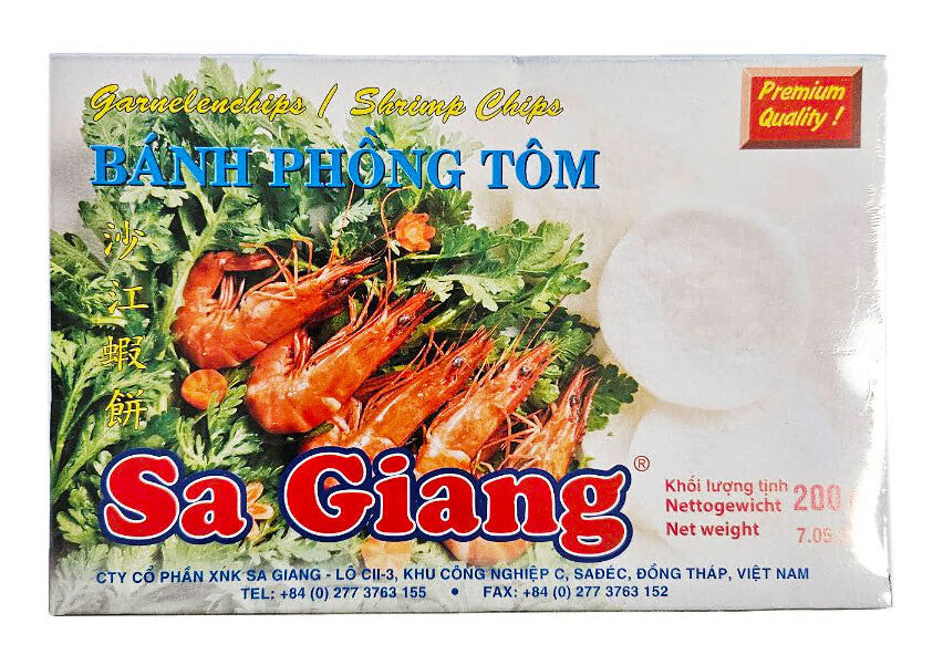 SA GIANG Shrimp Chips / Chipsy krewetkowe 200 g