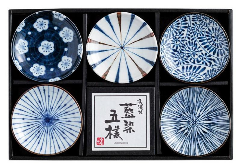 HADAY Japanese Bowl Set 5 pcs. / Zestaw 5 miseczek japońskich (9,8 x 3,6 cm)