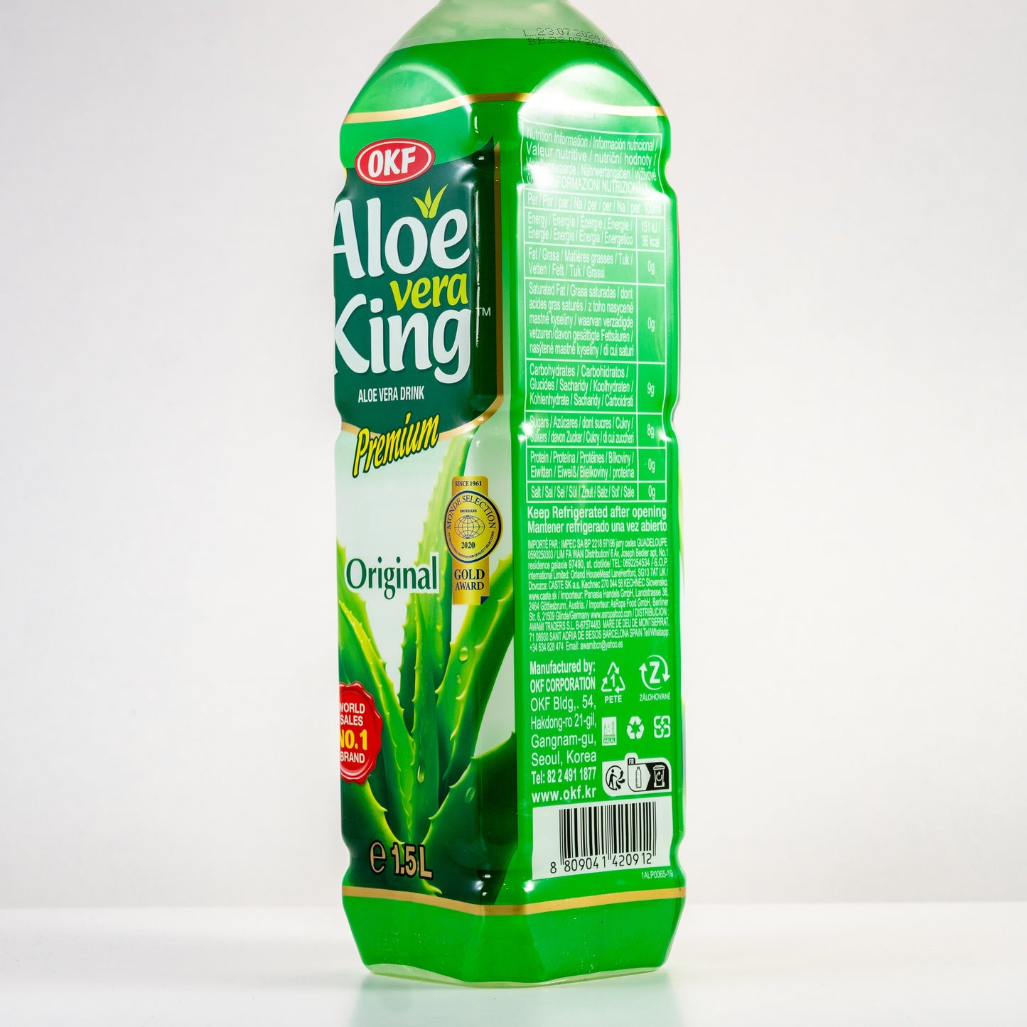OKF Aloe Vera King Premium Original 1,5 l