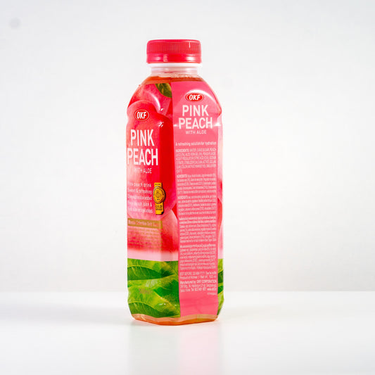 OKF Peach Drink with Aloe / Napój Brzoskwiniowy z Aloesem 500 ml