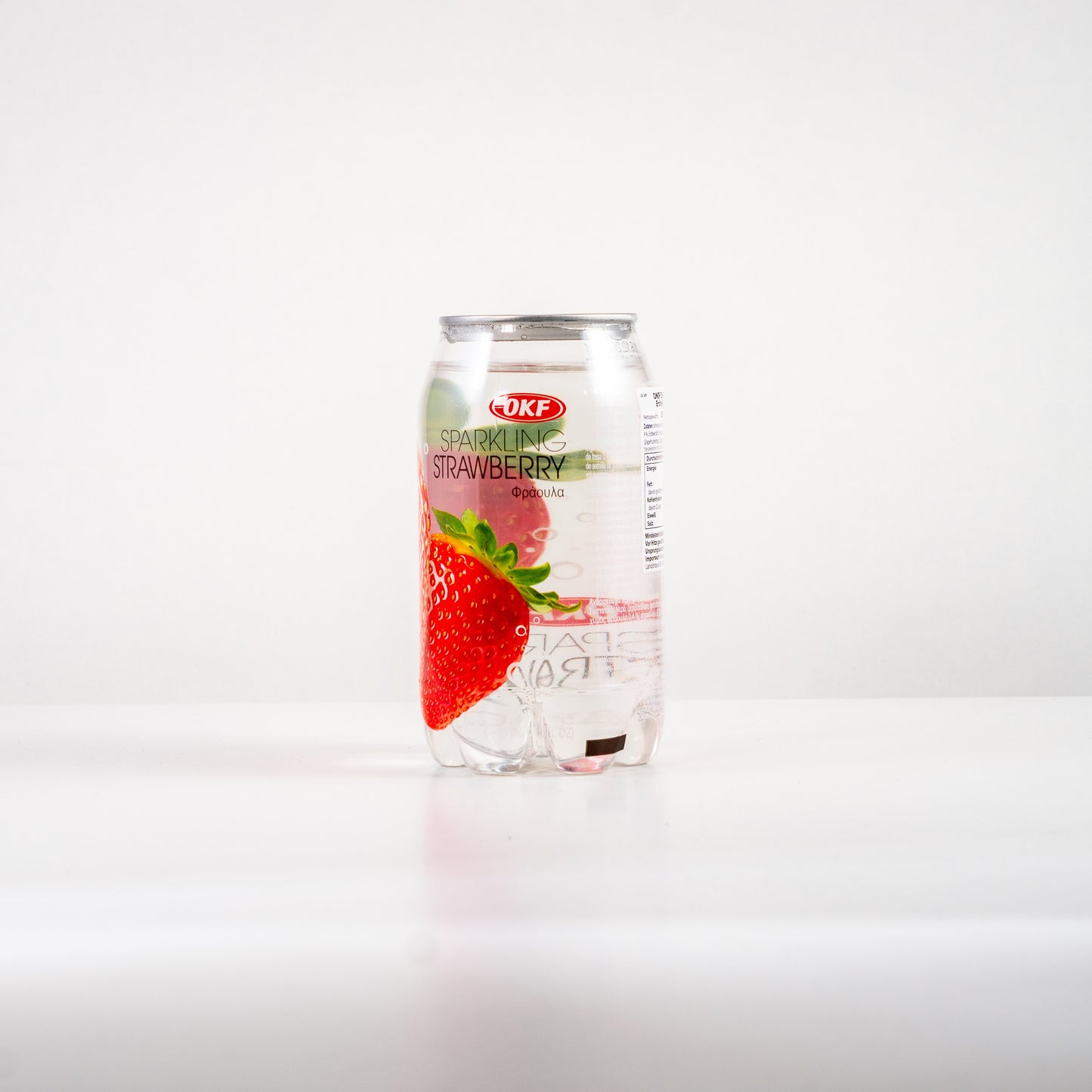 OKF Sparkling Strawberry Lite / Napój gazowany o smaku truskawkowym 350 ml