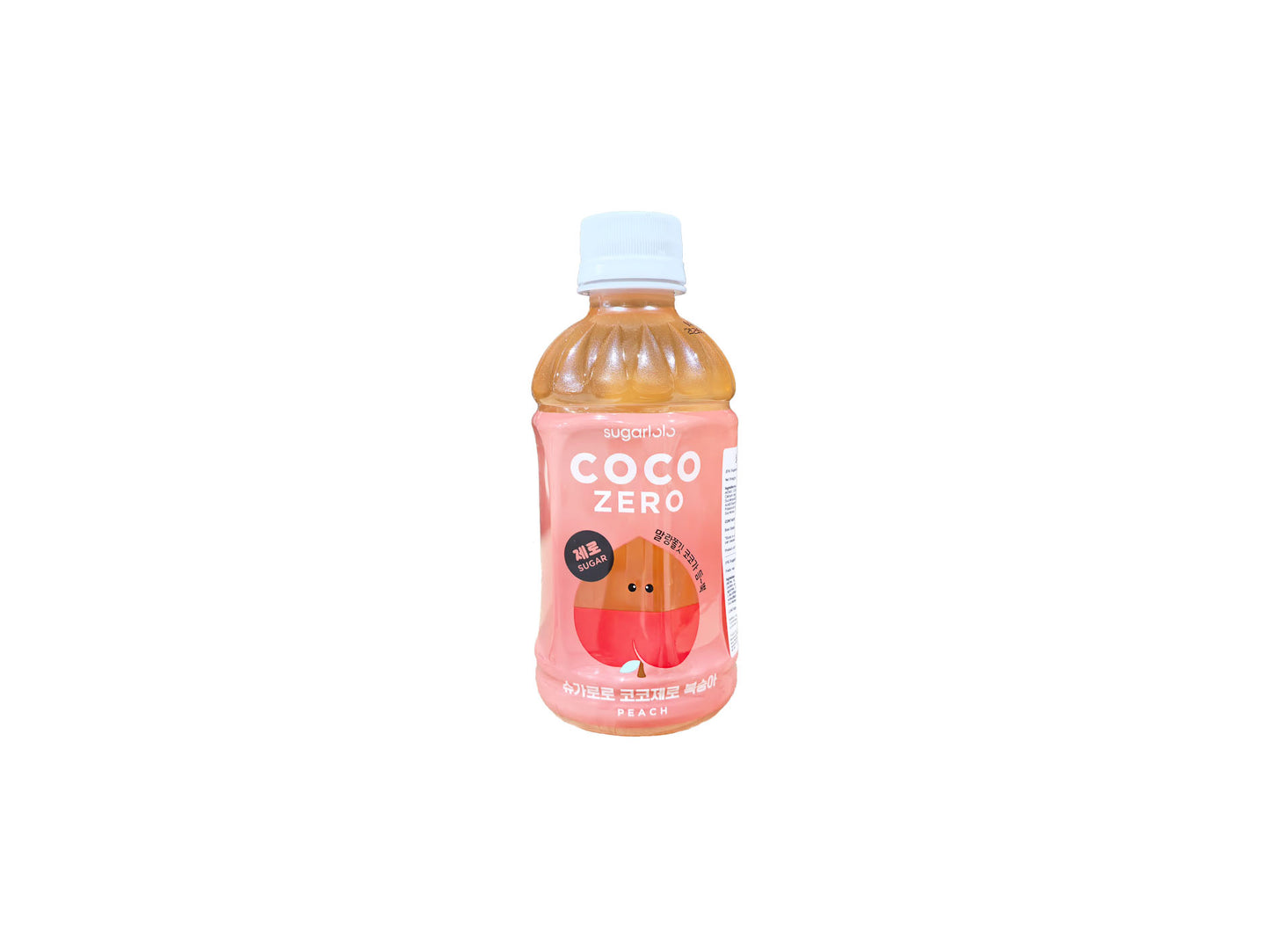 SUGARLOLO Coco Zero Peach / Napój brzoskwiniowy z galaretką kokosową 340 ml