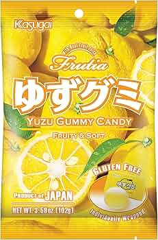 Kasugai FRUTIA Yuzu Gumi 102 g