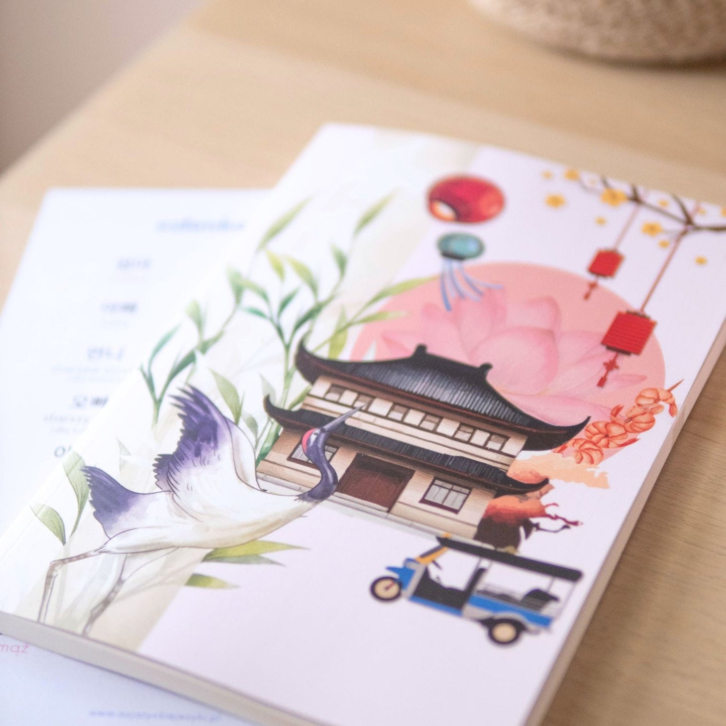 AZJATYCKIE JĘZYKI Vocabulary & Grammar Notebook - Asia in spring / Zeszyt do słówek, gramatyki - Azja wiosną