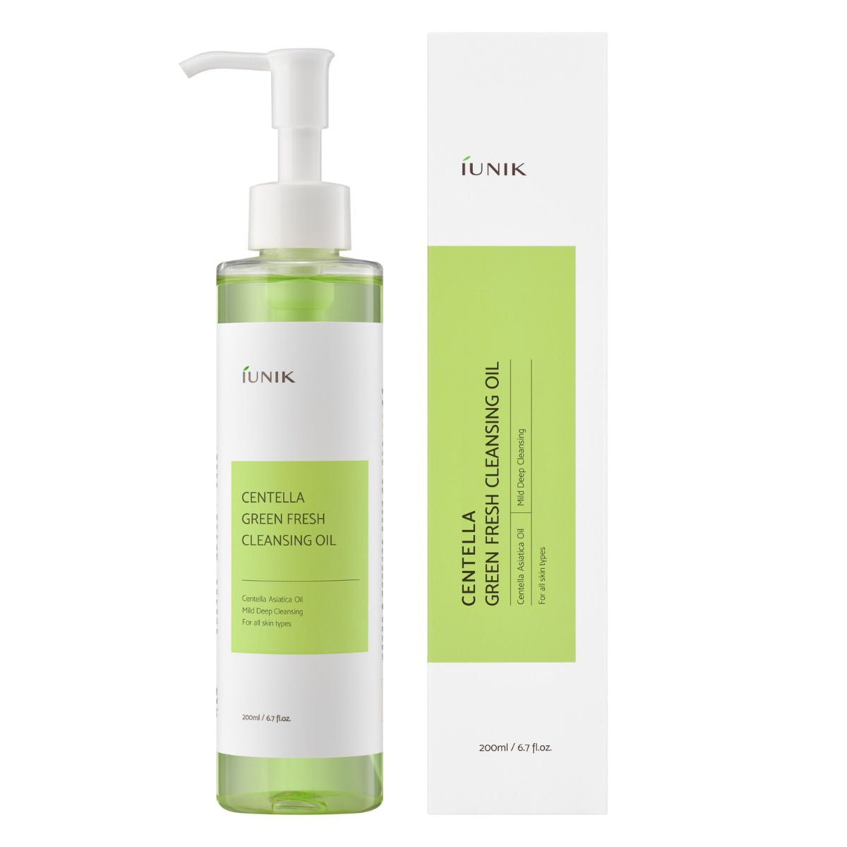 iUNIK Centella Green Fresh Cleansing Oil 200 ml