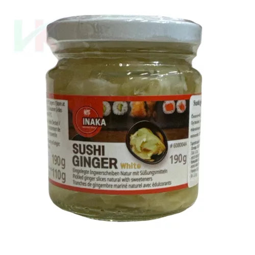 INAKA Imbir Marynowany Naturalny 190 g