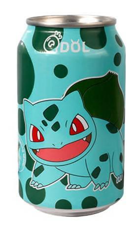 QDOL x Pokémon Bulbasaur Napój Gazowany Winogronowy 330 ml
