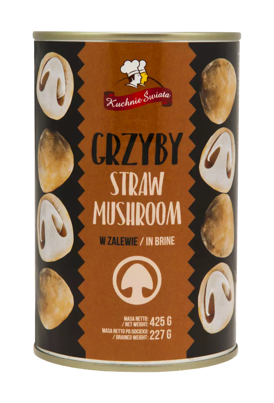 KUCHNIE ŚWIATA Grzyby Słomkowe w zalewie 425 g