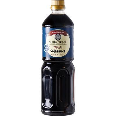 SHIBANUMA Genen Tamari Shoyu / Gluten Free Soy Sauce Tamari / Sos sojowy Tamari 1 l