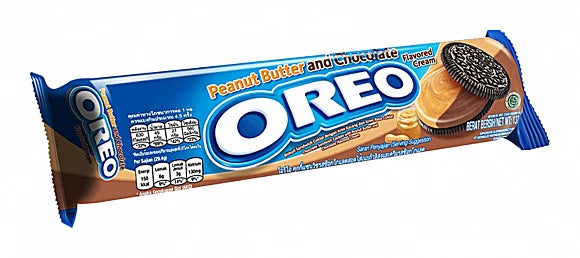 OREO Peanut Butter and Chocolate Flavor / Ciastka kakaowe o smaku arachidowego masła orzechowego i czekolady 110,4 g