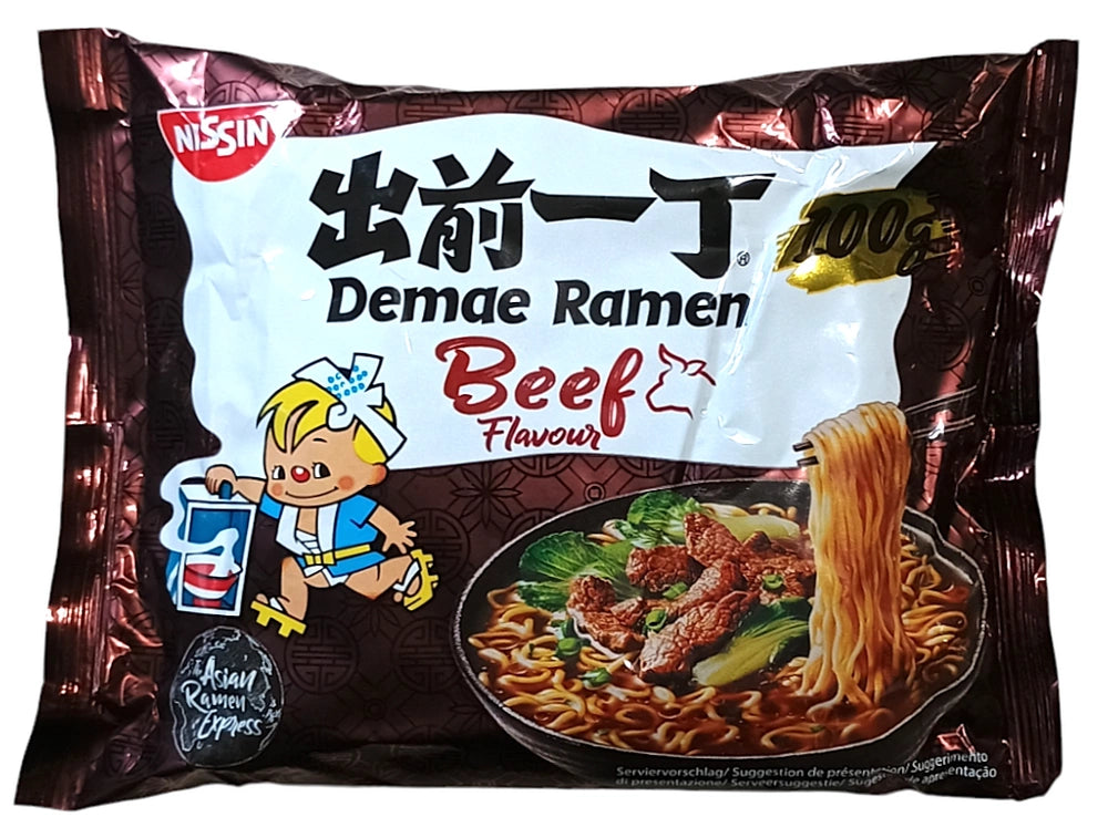 NISSIN Demae Ramen Beef / Ramen Demae o smaku wołowiny 100 g