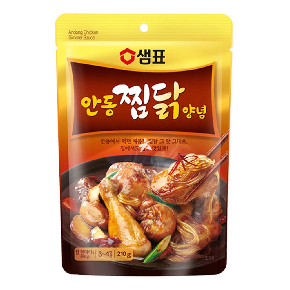SEMPIO Korean Ready to Cook Sauce - Andong Chicken Simmer Sauce / Koreański sos do duszonego kurczaka 210 g