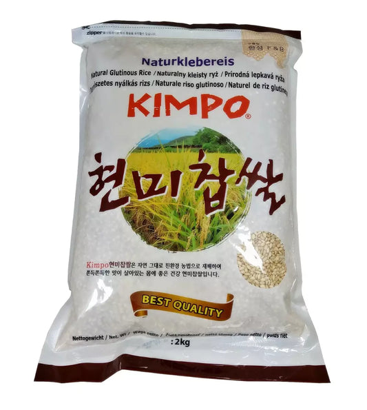 Kimpo Ryż kleisty brązowy słodki 2 kg