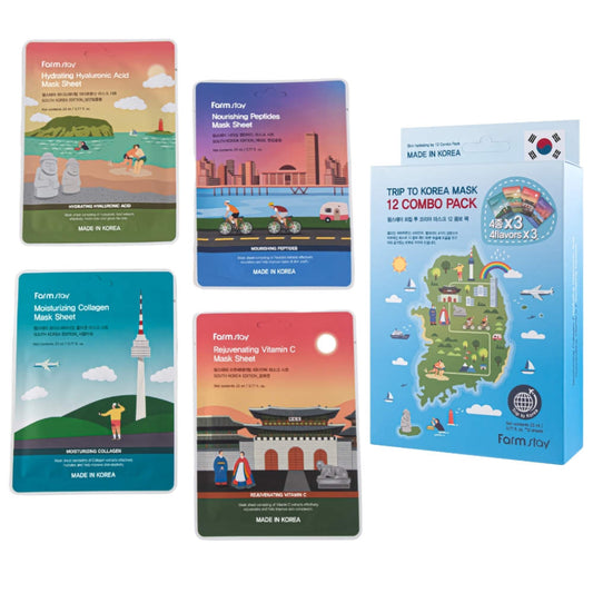 FARMSTAY TRIP TO KOREA 12 Mask Combo Pack