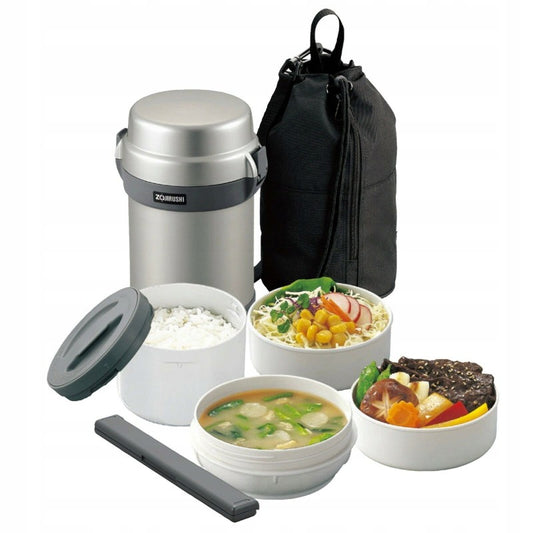 ZOJIRUSHI Termos Obiadowy SL-JAF14-SA, Silver 1,23 l