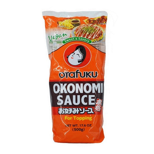 OTAFUKU Okonomi Sauce / Sos Okonomiyaki / Wegański słodko-wytrawny sos do dań 500 g
