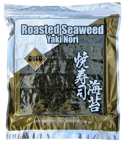 SHIRAKIKU Glony Yaki Nori Gold 50 arkuszy 130 g