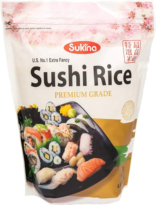 SUKINA Sushi Rice Premium Grade (japonica) / Ryż do sushi biały premium 2 kg