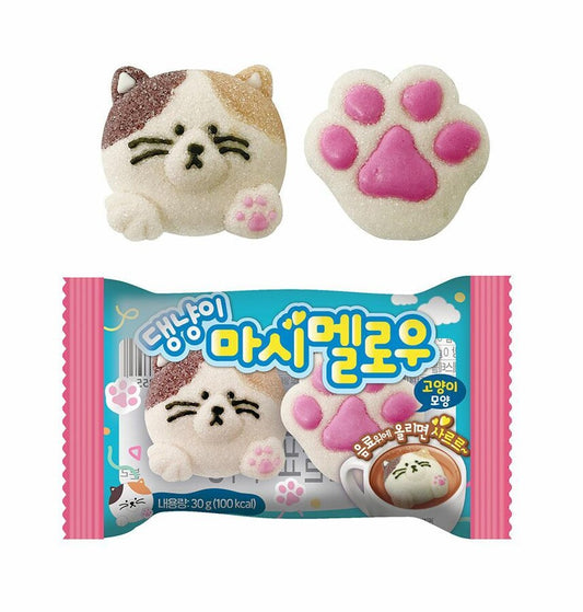 NAMU INTERNATIONAL Cat Marshmallow / Pianki cukrowe w kształcie kotka 30 g