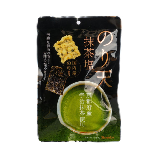 NARA SHOGAKU Noriten Seaweed (Tempura) Snack Matcha Salty / Wodorosty nori w tempurze z Uji Matcha