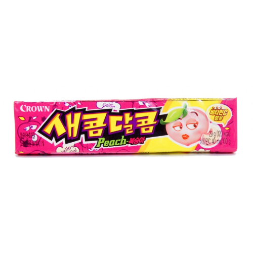 CROWN Melt-in-Your-Mouth Peach Gum / Rozpuszczalna Guma Brzoskwiniowa 29 g