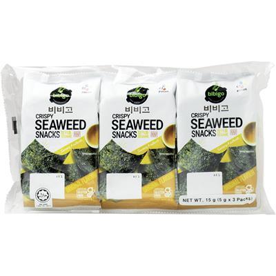 BIBIGO Algi morskie Snack Sezame 3 x 5 g
