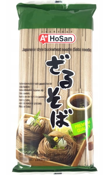 HOSAN Japanese Style Buckwheat Noodles (Soba) / Makaron Pszenno-Gryczany Soba 300 g
