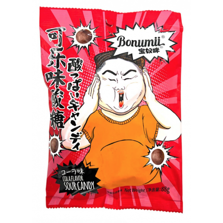 BONUMII Kwaśne cukierki COLA Funny Cola Flavor Sour Candy 88 g