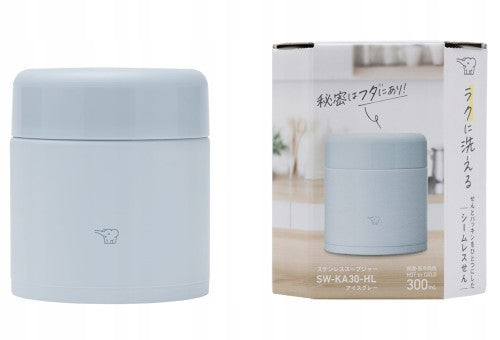 ZOJIRUSHI Termos Obiadowy SW-KA30-HL, Ice Gray 0,3 l