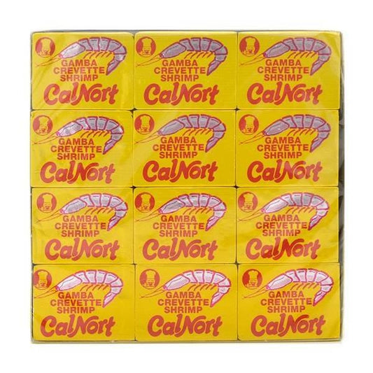 CALNORT Gamba Shrimp Crevette / Dehydrated Shrimp Stock / Bulion krewetkowy w kostce 10 g